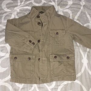Lightweight khaki brown toddler jacket